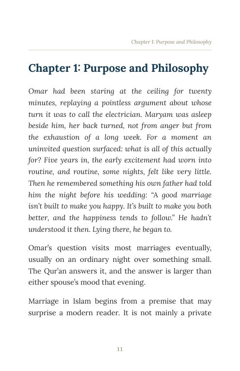 Opening page of Chapter 1, Purpose and Philosophy